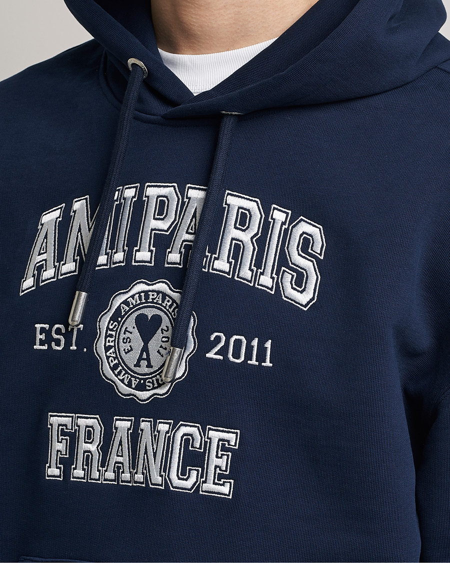 Herre | Gensere | AMI | Paris College Hoodie Navy