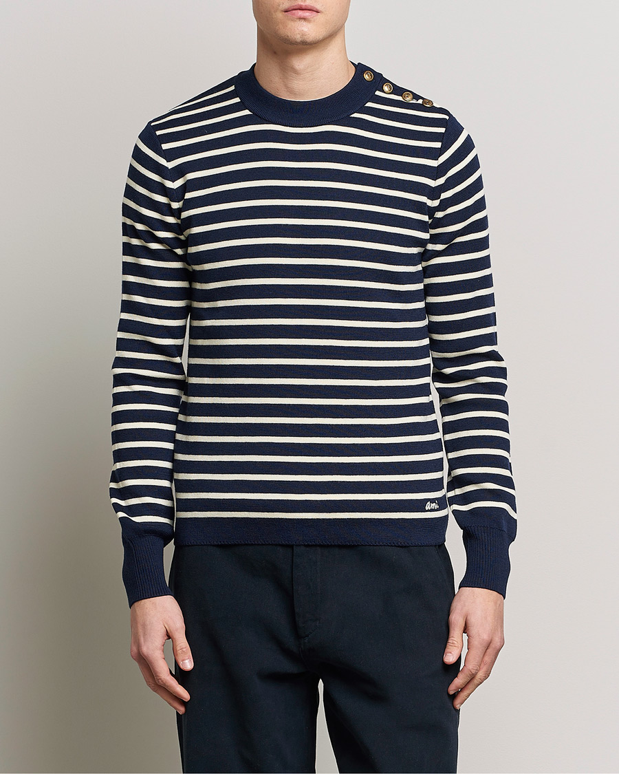 Herre | Gensere | AMI | Sailor Sweater Navy/White