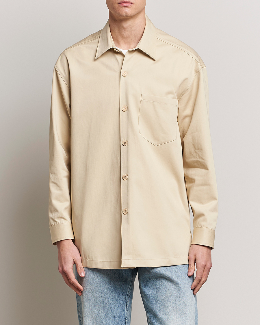 Herre |  | AMI | Back Print Overshirt Vanilla