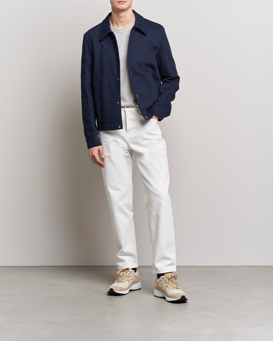 Herre | Jeans | AMI | Tapered Jeans Natural White
