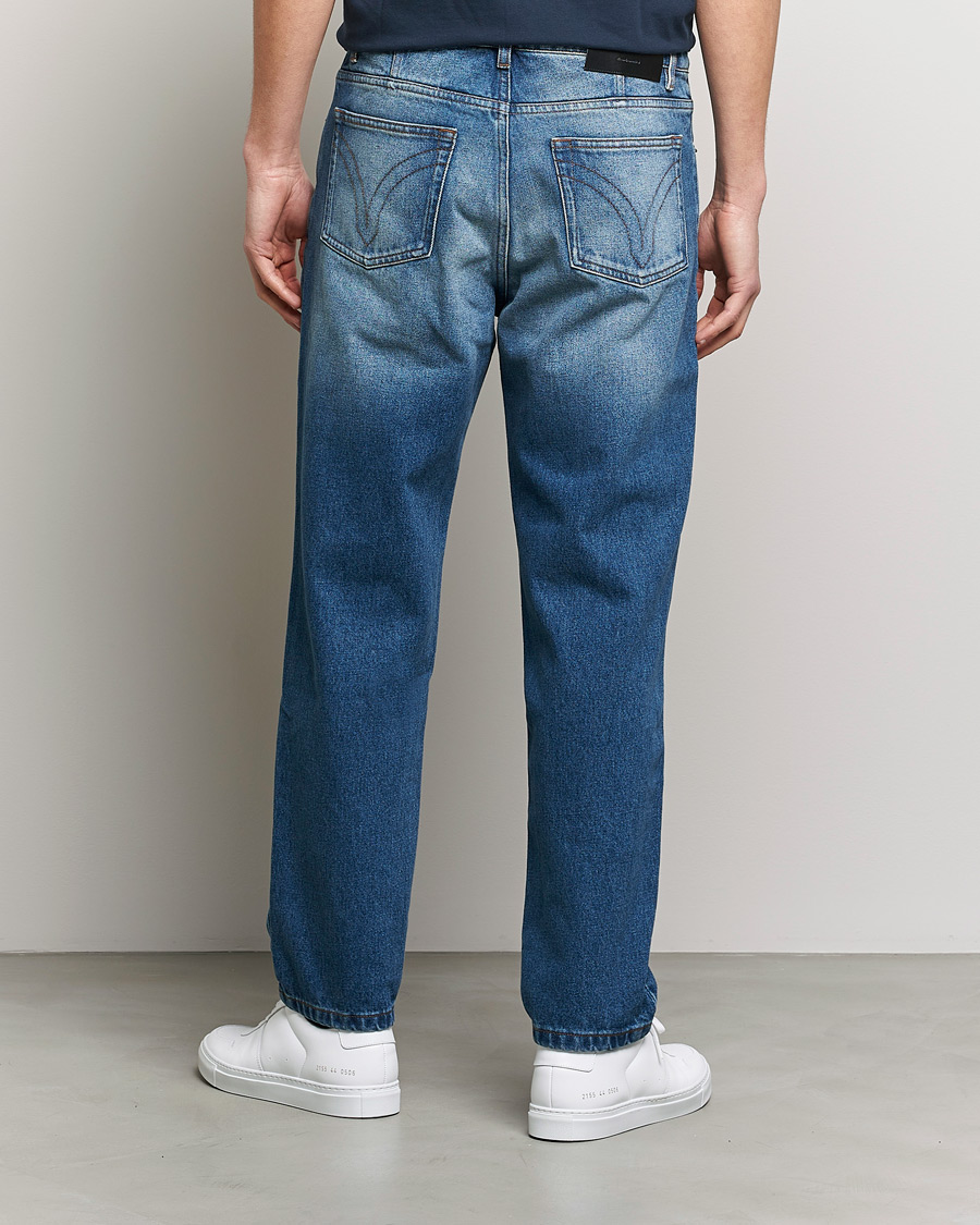 Herre | Jeans | AMI | Tapered Jeans Used Blue Wash