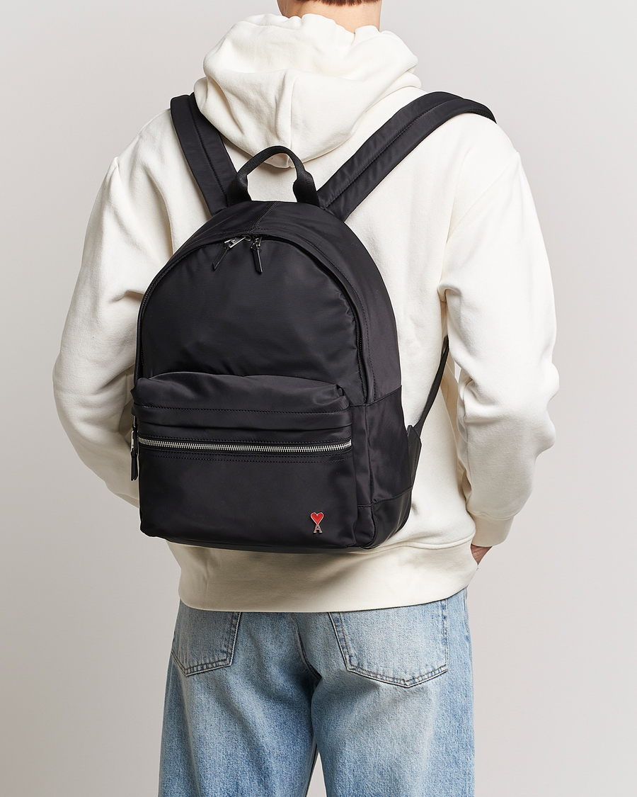 Herre | AMI | AMI | Heart Logo Backpack Black
