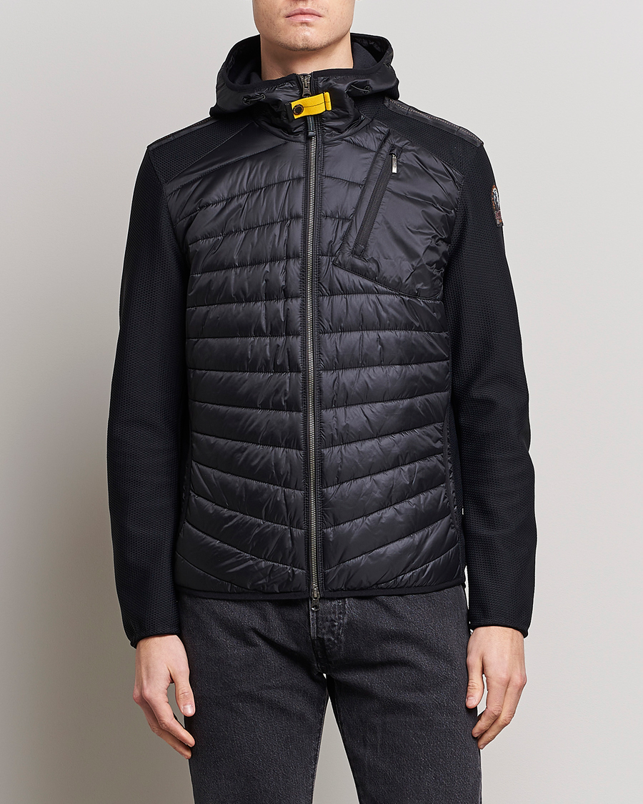 Herre | Jakker | Parajumpers | Nolan Mesh Hooded Hybrid Black