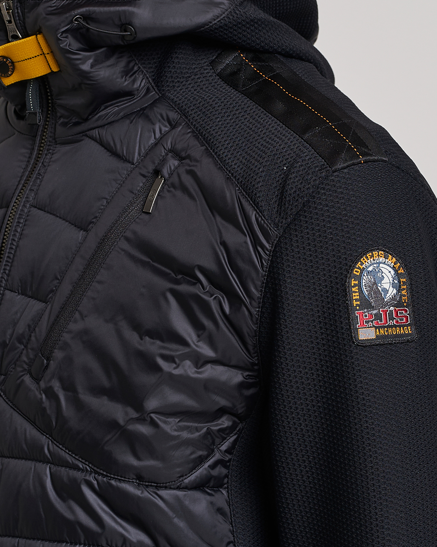Herre | Jakker | Parajumpers | Nolan Mesh Hooded Hybrid Black