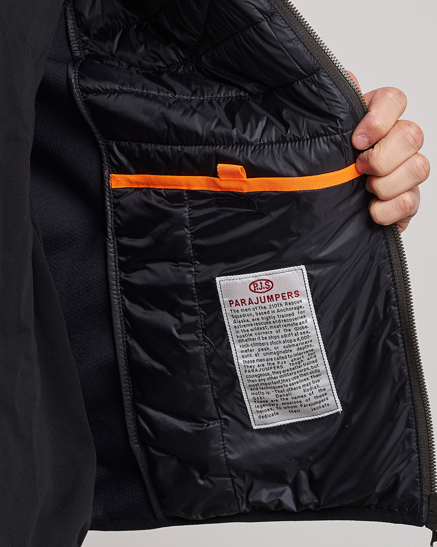 Herre | Jakker | Parajumpers | Nolan Mesh Hooded Hybrid Black