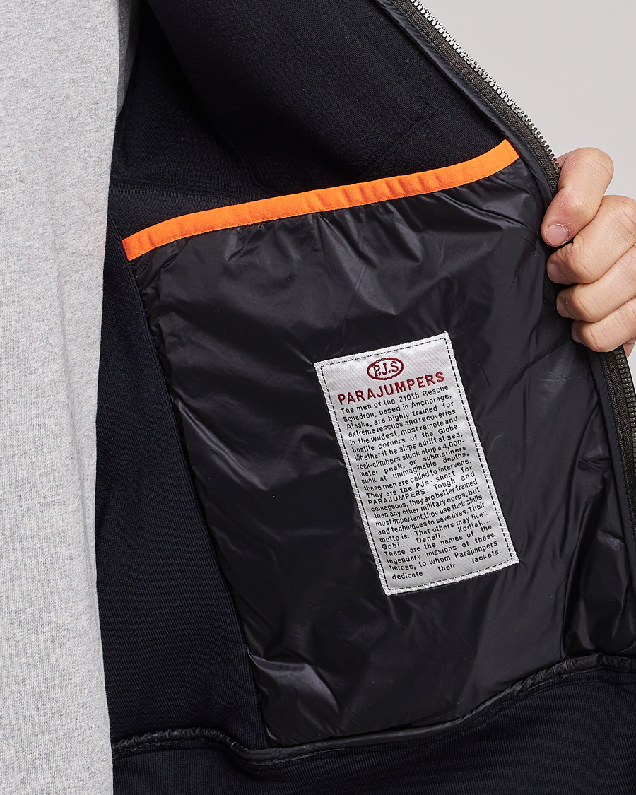 Herre | Jakker | Parajumpers | London Hybrid Cool Down Jacket Black