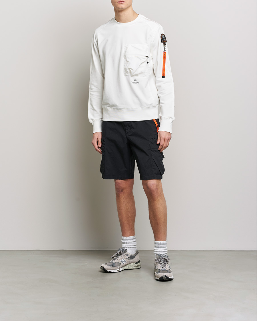 Herre | Gensere | Parajumpers | Sabre Soft Crew Neck Sweatshirt Off White