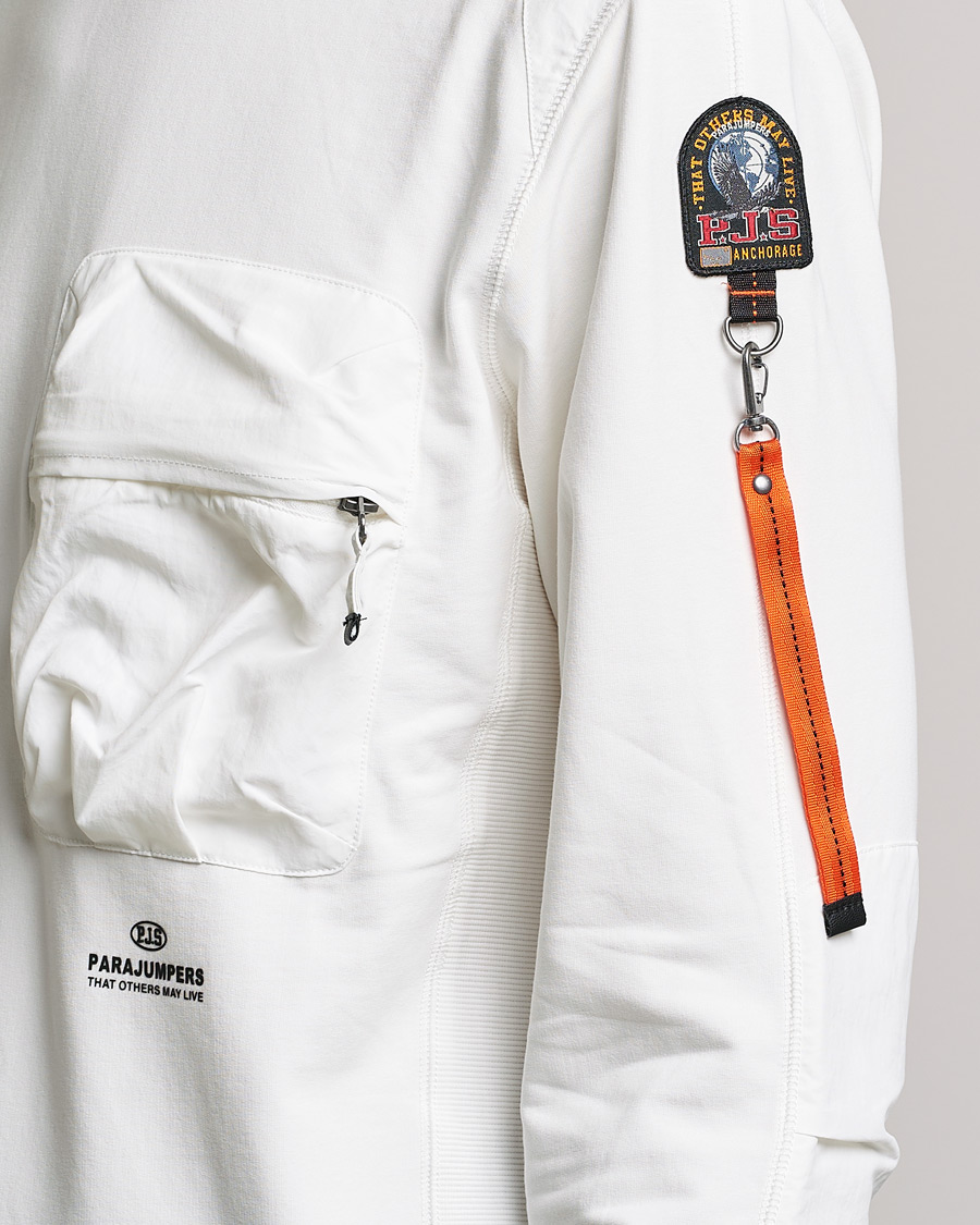 Herre | Gensere | Parajumpers | Sabre Soft Crew Neck Sweatshirt Off White