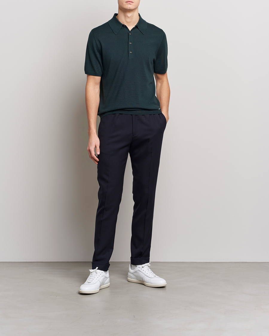 Herre | Gensere | PS Paul Smith | Merino Wool Polo Green