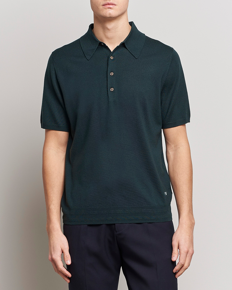 Herre |  | PS Paul Smith | Merino Wool Polo  Green