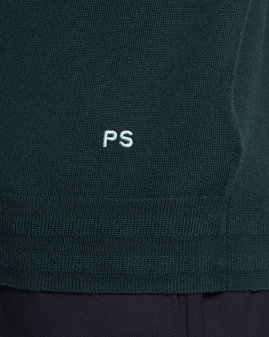 Herre | Gensere | PS Paul Smith | Merino Wool Polo Green