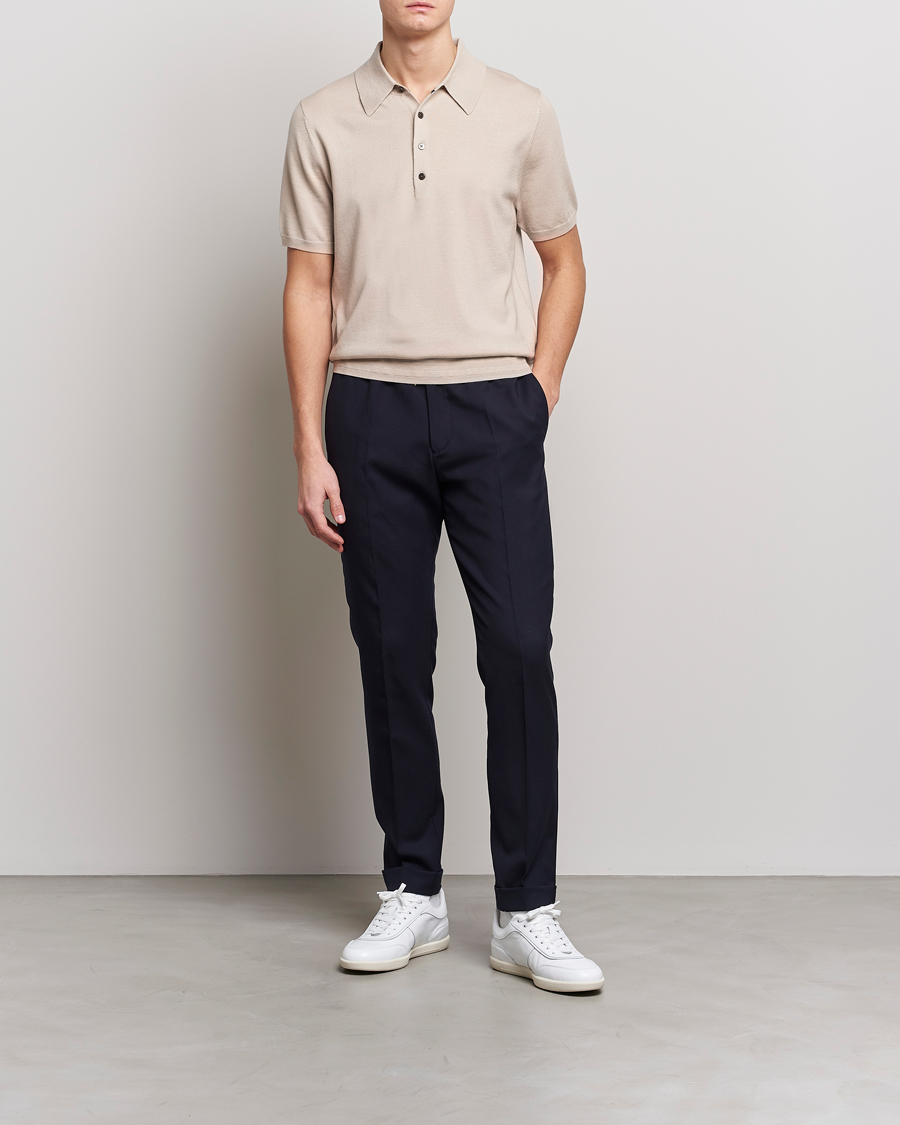 Herre | Gensere | PS Paul Smith | Merino Wool Polo Brown