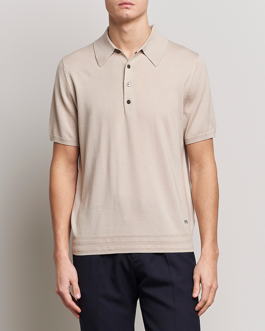 Herre |  | PS Paul Smith | Merino Wool Polo  Brown