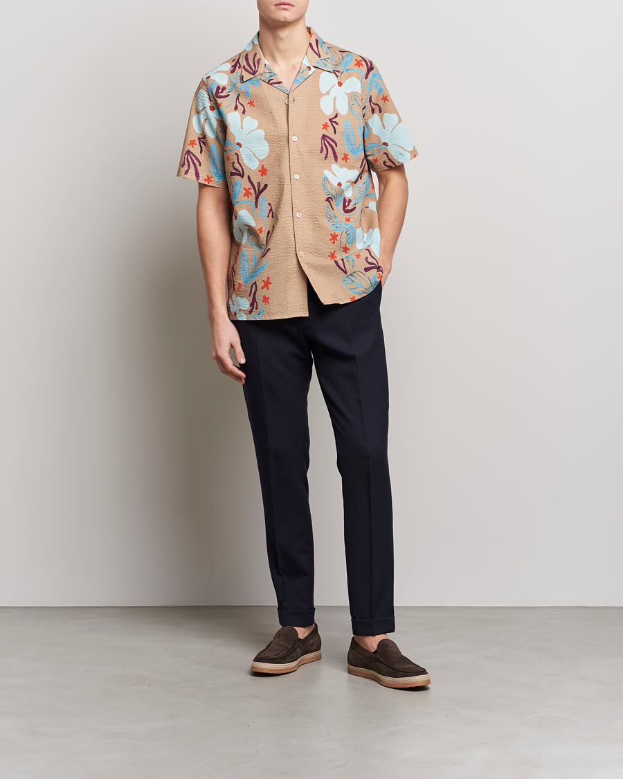 Herre | Skjorter | PS Paul Smith | Cotton Casual Fit Shirt Brown