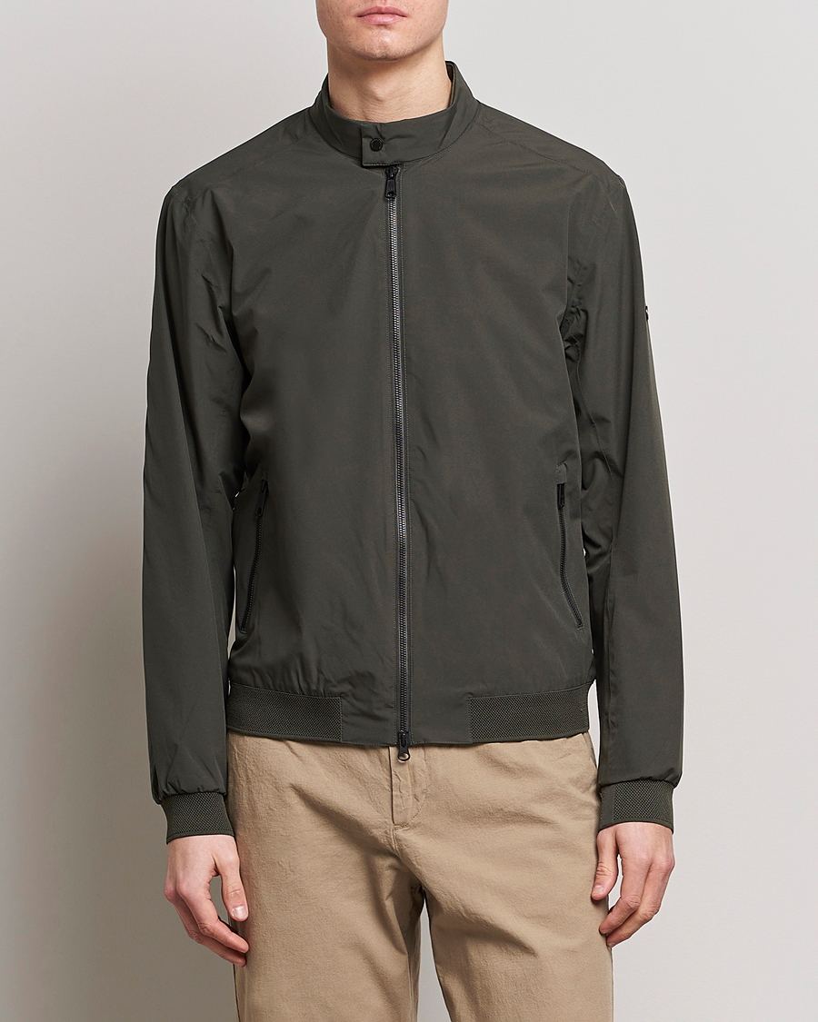 Herre | Moderne jakker | Scandinavian Edition | Plain Waterproof Jacket Dark Olive