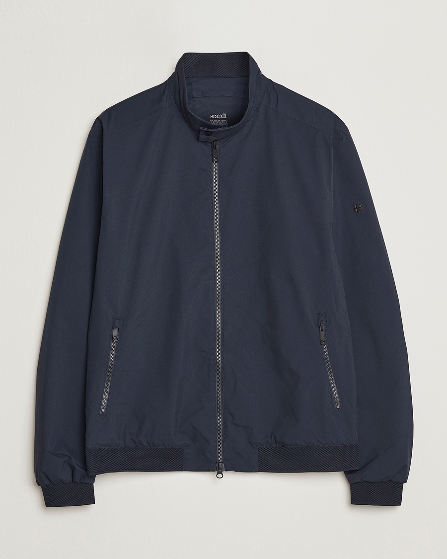 Herre | Jakker | Scandinavian Edition | Plain Waterproof Jacket Midnight Blue