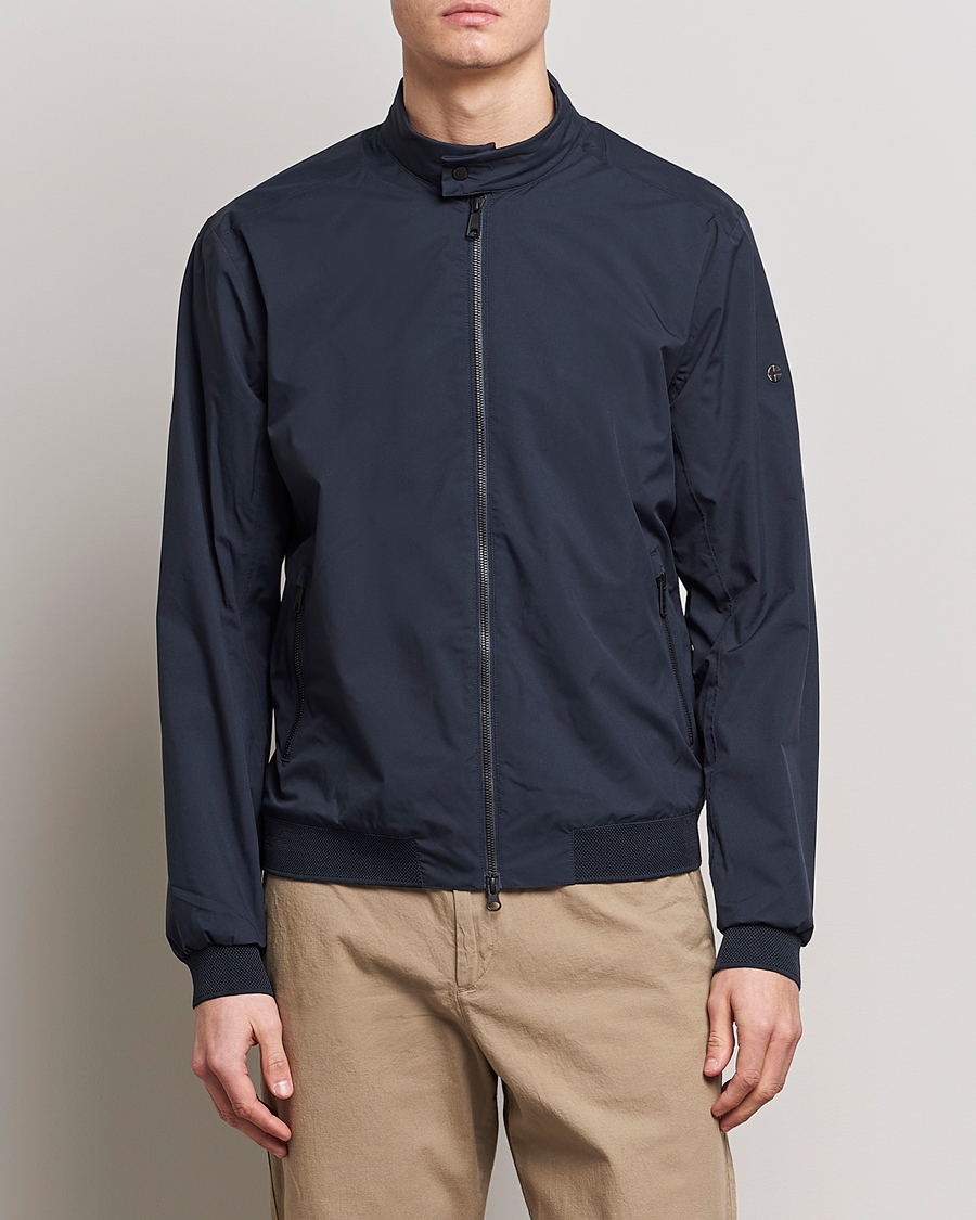 Herre | Casual jakker | Scandinavian Edition | Plain Waterproof Jacket Midnight Blue