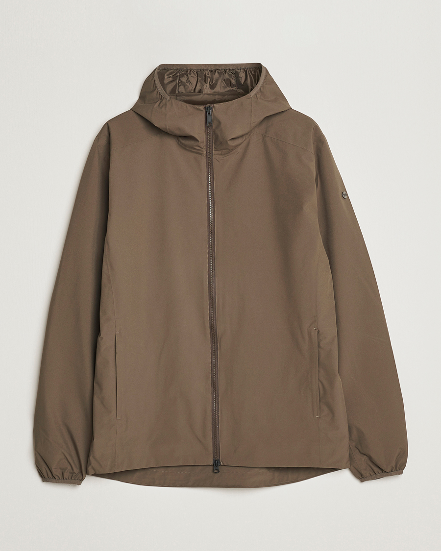 Herre | Jakker | Scandinavian Edition | Hood Waterproof Jacket Major Brown
