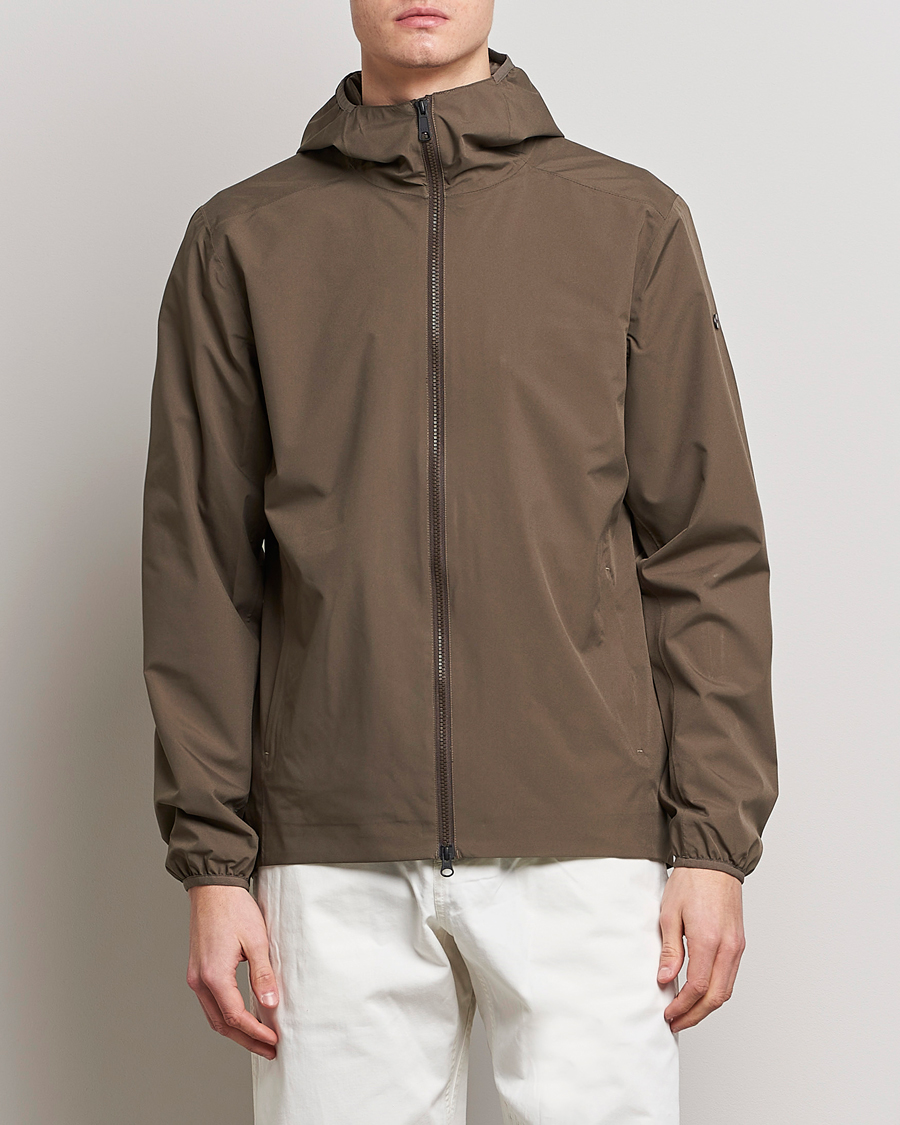 Herre | Scandinavian Edition | Scandinavian Edition | Hood Waterproof Jacket Major Brown