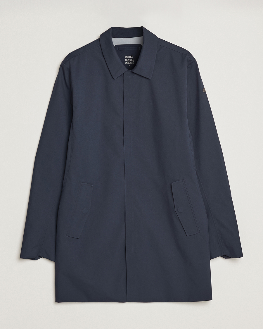 Herre | Jakker | Scandinavian Edition | Key Waterproof Coat Midnight Blue