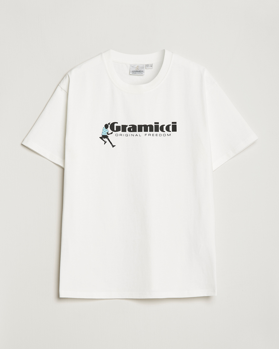 Herre | T-Shirts | Gramicci | Organic Cotton Dancing Man T-Shirt White