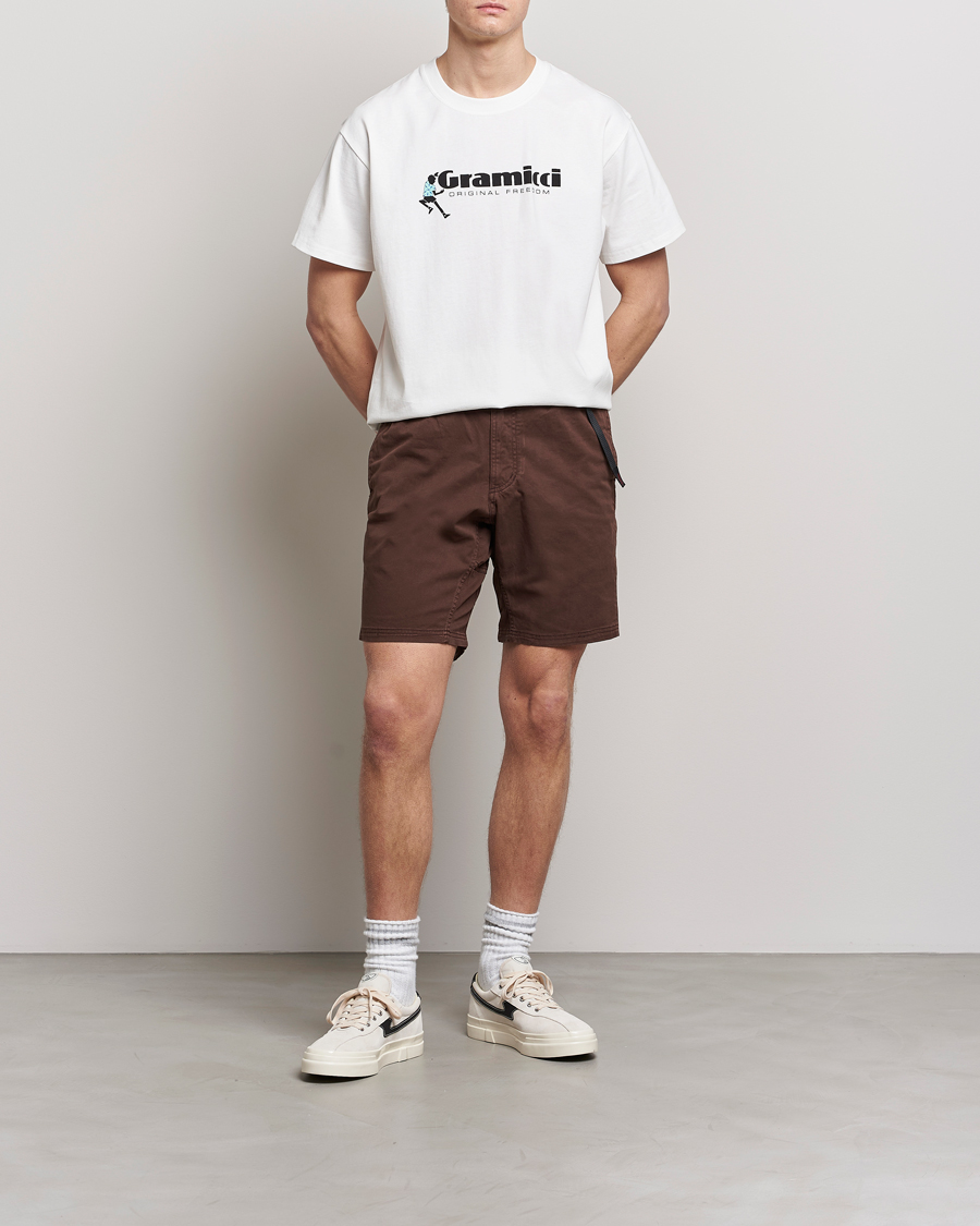 Herre | T-Shirts | Gramicci | Organic Cotton Dancing Man T-Shirt White
