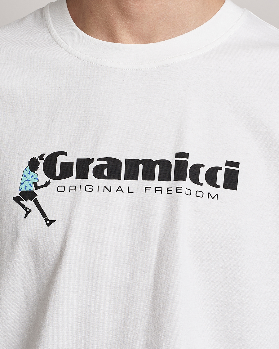Herre | T-Shirts | Gramicci | Organic Cotton Dancing Man T-Shirt White