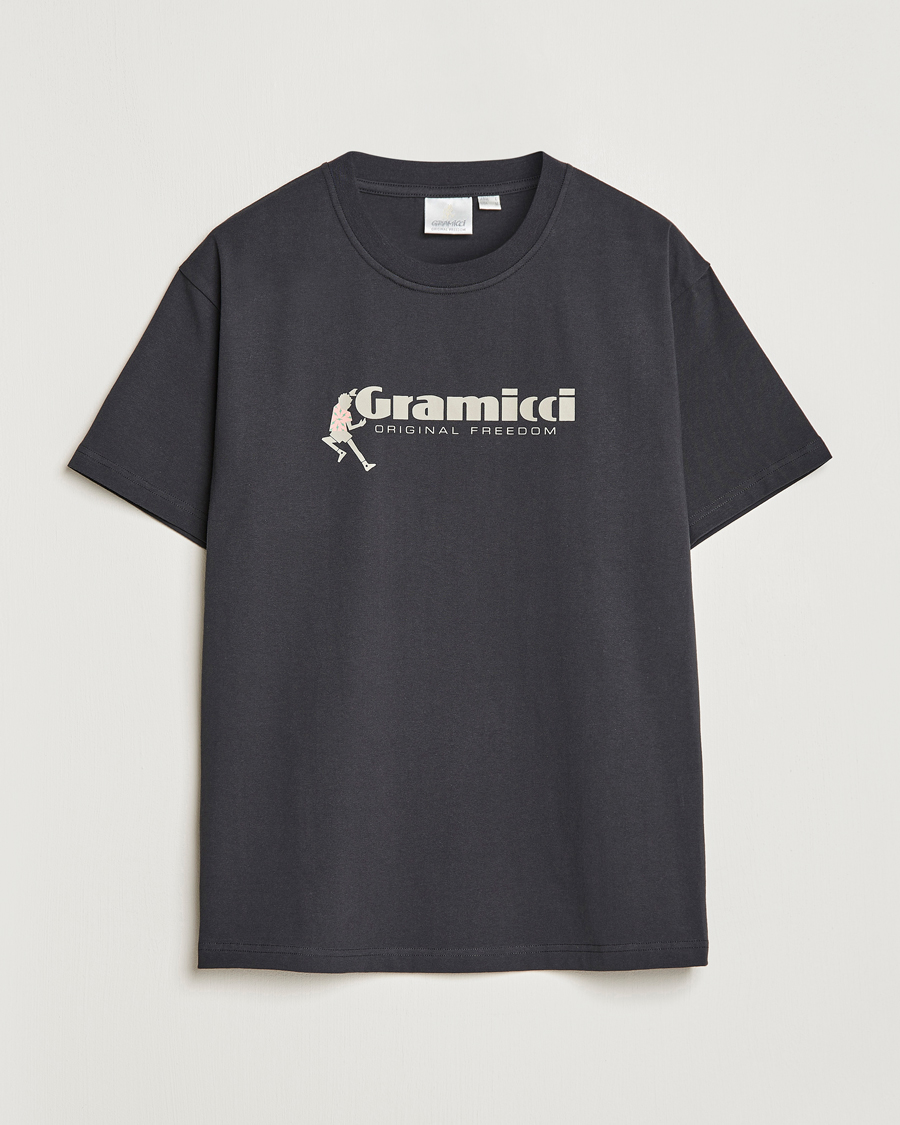Herre | T-Shirts | Gramicci | Organic Cotton Dancing Man T-Shirt Vintage Black