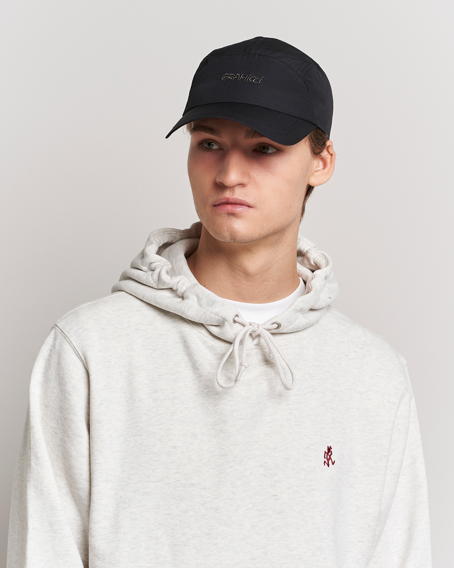 Herre | Gramicci Light Ripstop Strap Cap Black | Gramicci | Light Ripstop Strap Cap Black