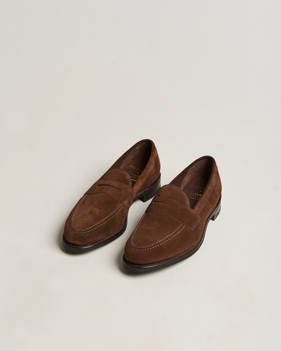Herre | Loafers | Loake 1880 | Grant Shadow Sole Brown Suede