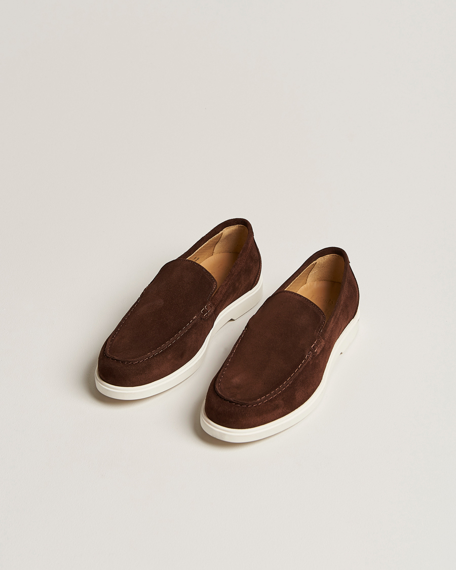 Herre | Jakke og bukse | Loake 1880 | Tuscany Suede Loafer Chocolate