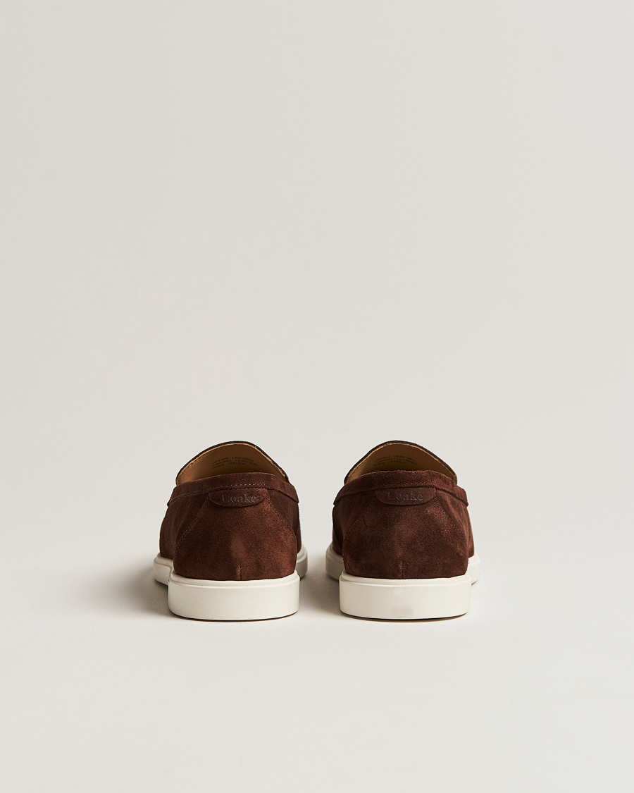 Herre | Loafers | Loake Shoemakers | Loake 1880 Tuscany Suede Loafer Chocolate