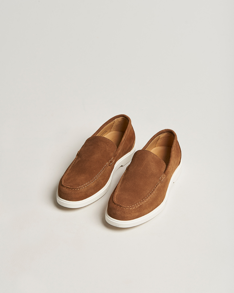 Herre | Sko | Loake 1880 | Tuscany Suede Loafer Chestnut