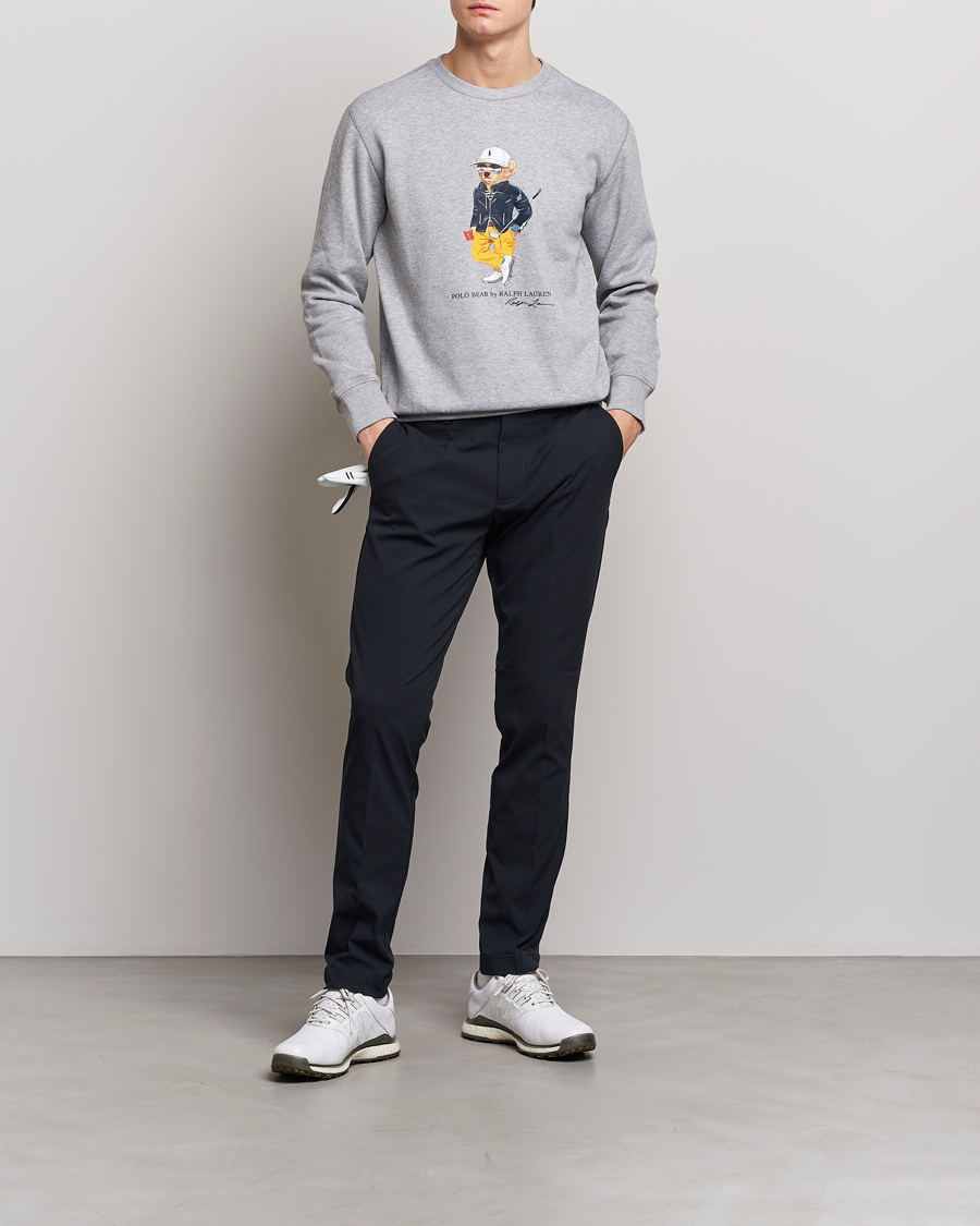 Herre | Gensere | Polo Ralph Lauren Golf | Magic Fleece Printed Bear Sweatshirt Andover Heather
