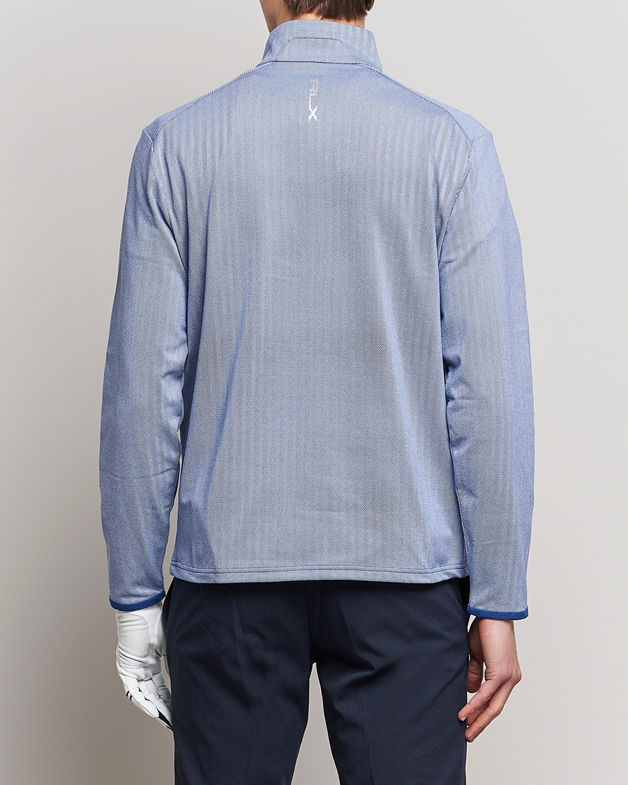 Herre | Gensere | RLX Ralph Lauren | Luxury Jersey Half Zip Royal Blue