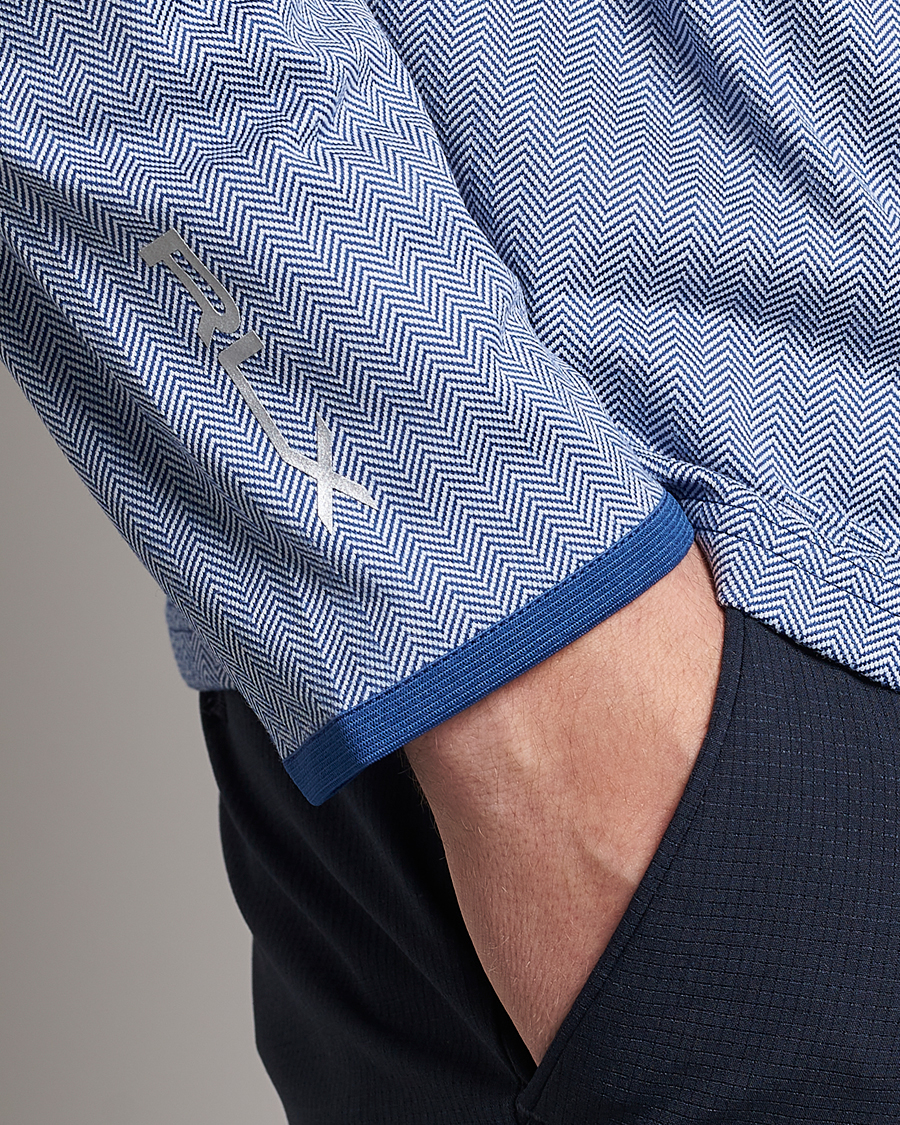 Herre | Gensere | RLX Ralph Lauren | Luxury Jersey Half Zip Royal Blue