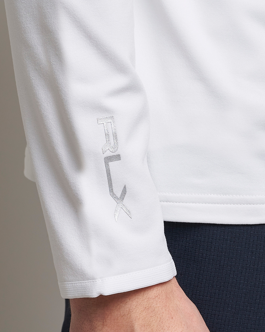 Herre | Gensere | RLX Ralph Lauren | Jersey Half Zip Ceramic White