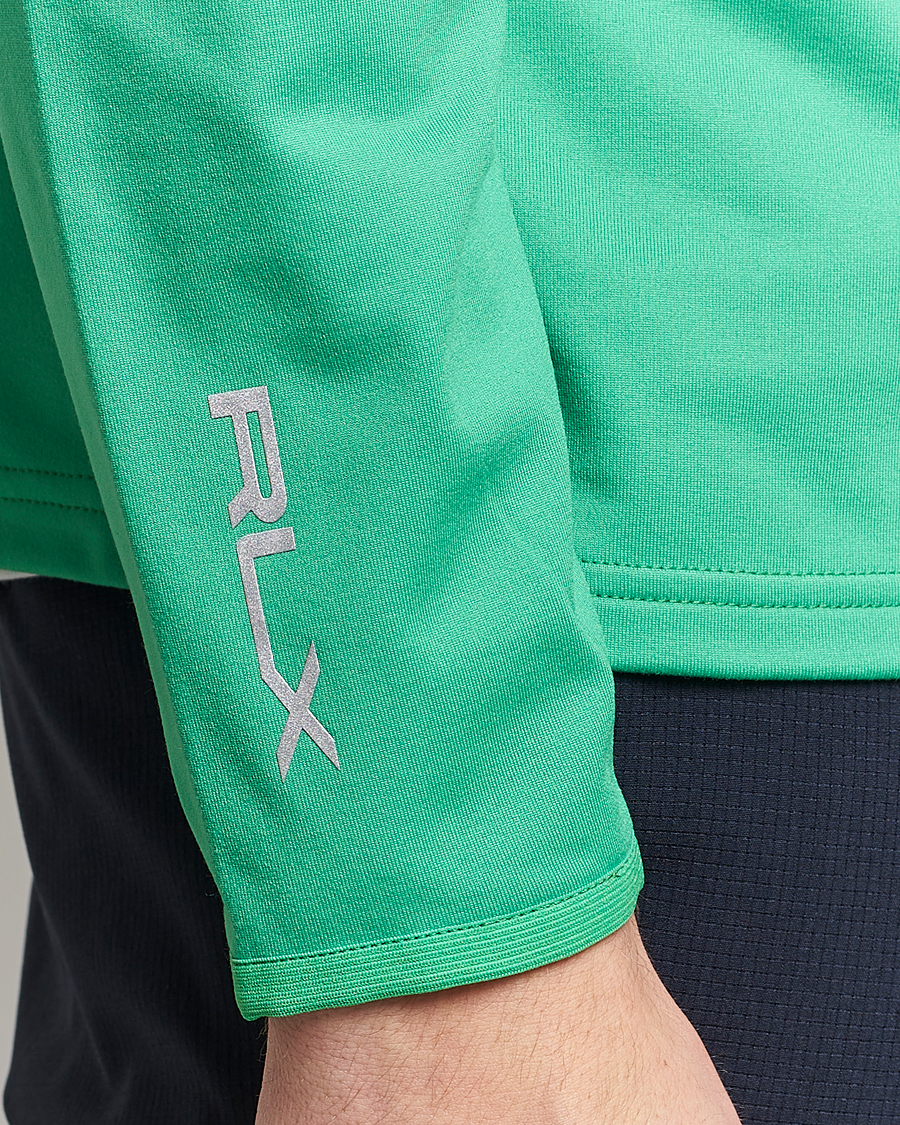 Herre | Gensere | RLX Ralph Lauren | Luxury Jersey Half Zip Vineyard Green