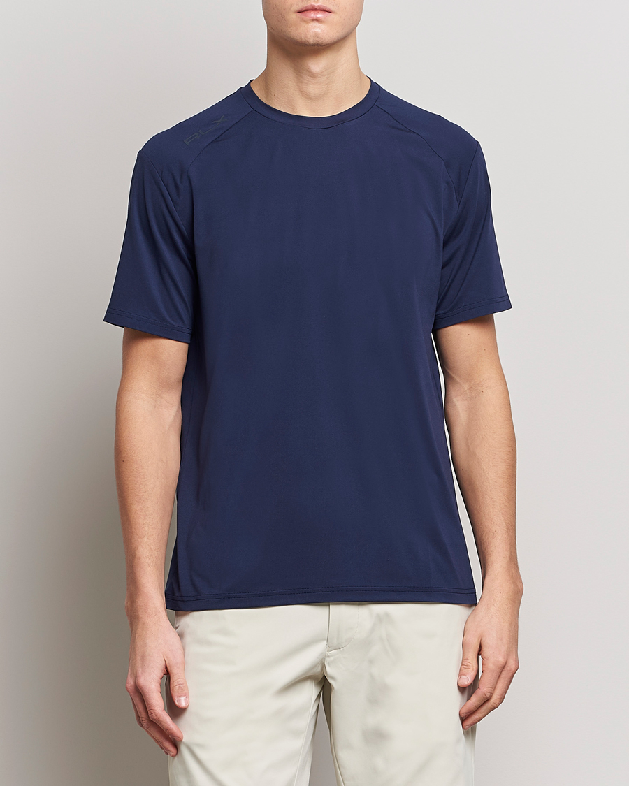 Herre | | RLX Ralph Lauren | Airflow Crew Neck T-Shirt Refined Navy