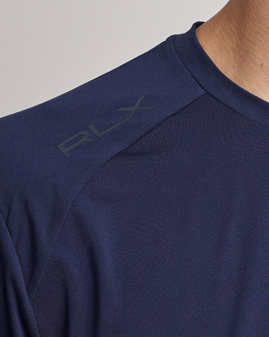 Herre | T-Shirts | RLX Ralph Lauren | Airflow Crew Neck T-Shirt Refined Navy