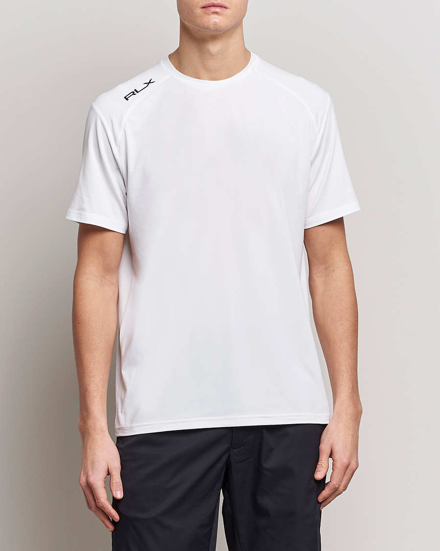 Herre |  | RLX Ralph Lauren | Airflow Crew Neck T-Shirt Pure White