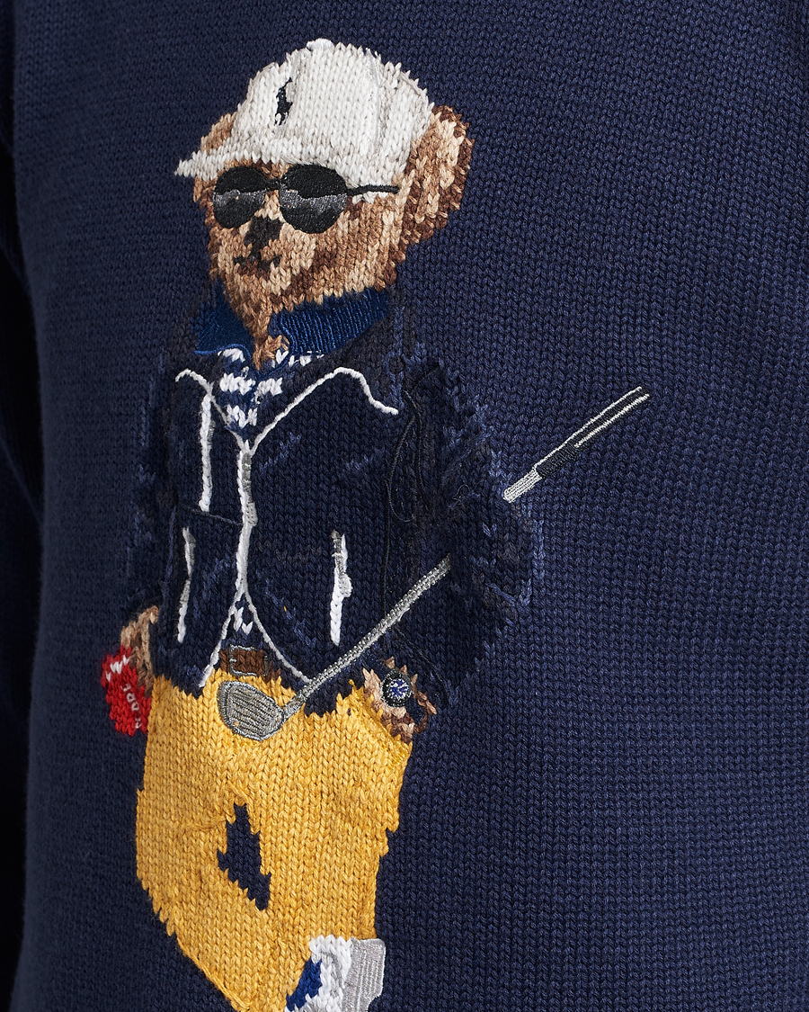 Herre | Gensere | Polo Ralph Lauren Golf | Cotton Bear Knitted Sweater Refined Navy