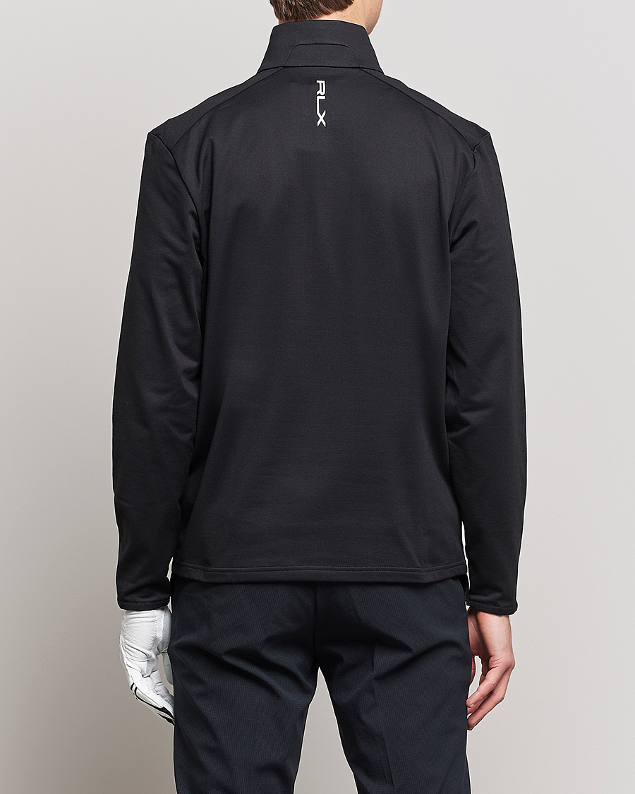 Herre | Gensere | RLX Ralph Lauren | Luxury Jersey Half Zip Black
