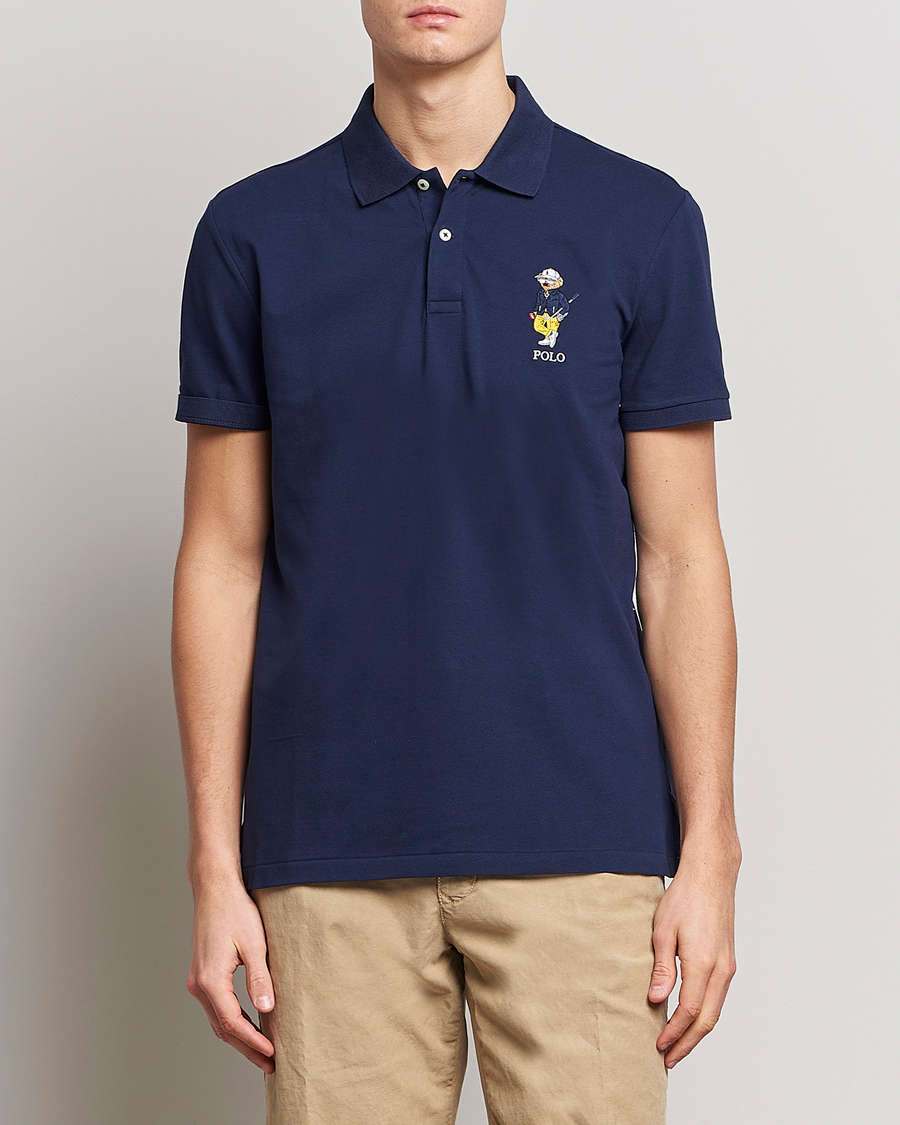 Herre | Pikéer | Polo Ralph Lauren Golf | Performance Bear Stretch Polo Refined Navy
