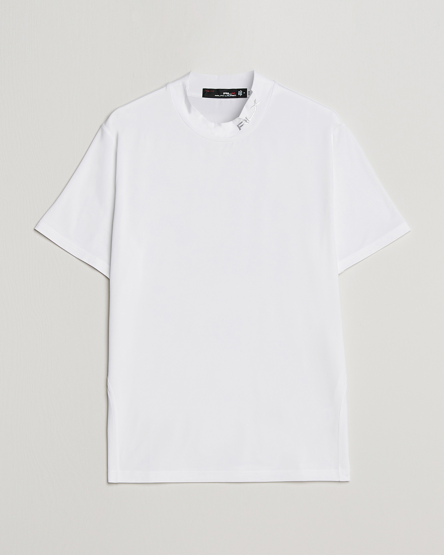 Herre | T-Shirts | RLX Ralph Lauren | Airflow Performance Mock Neck T-Shirt White
