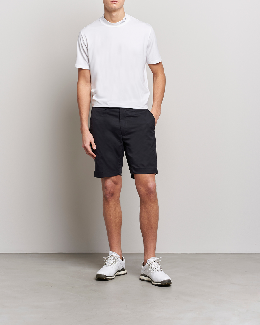 Herre | T-Shirts | RLX Ralph Lauren | Airflow Performance Mock Neck T-Shirt White