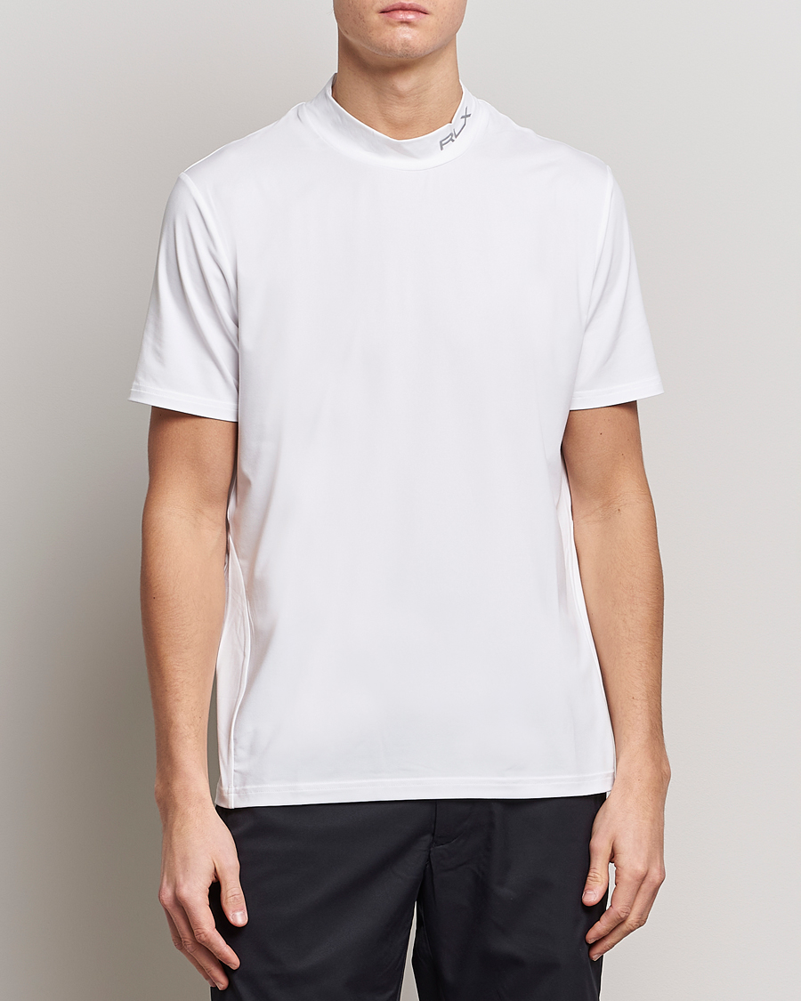 Herre | Sport | RLX Ralph Lauren | Airflow Performance Mock Neck T-Shirt White