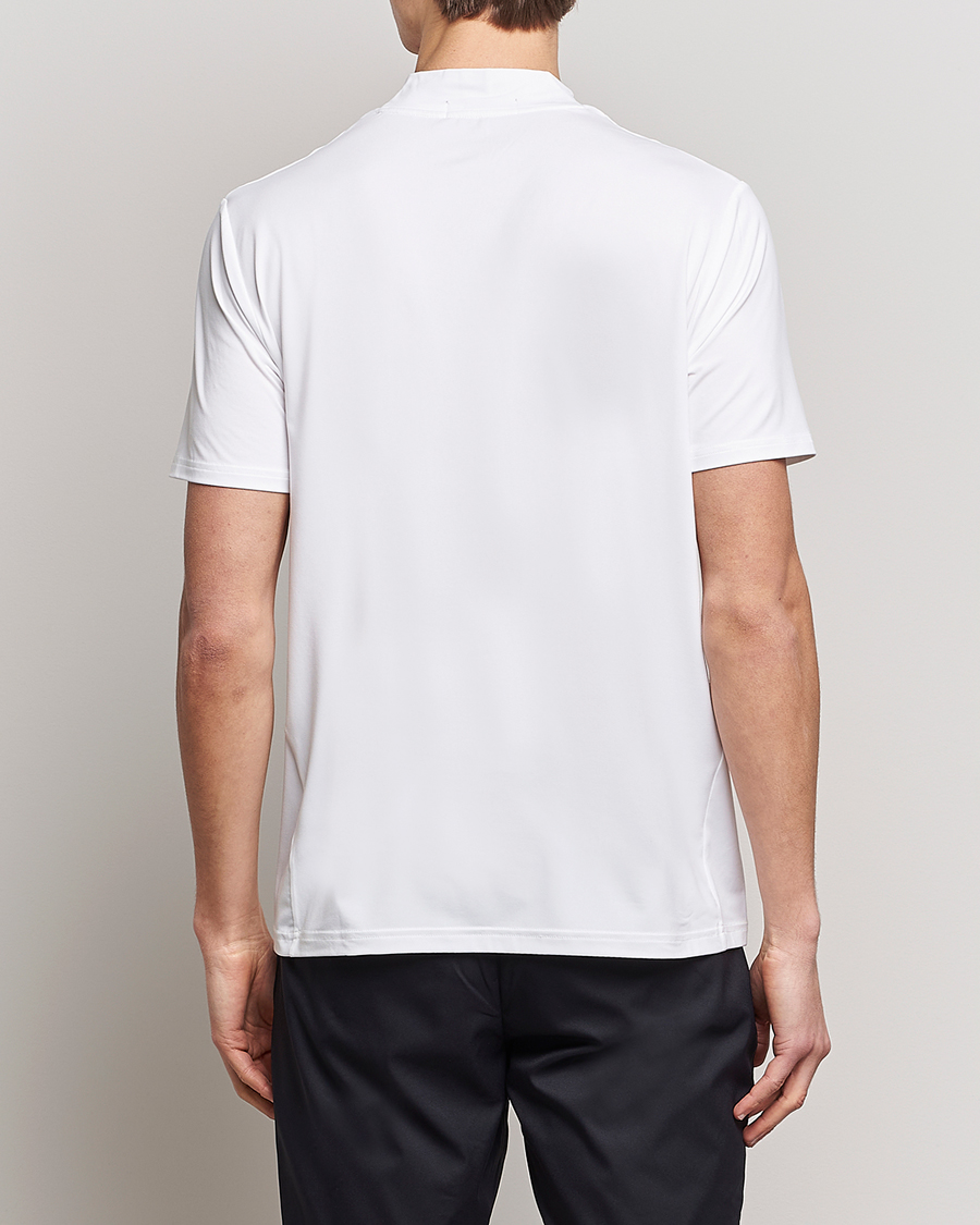 Herre | T-Shirts | RLX Ralph Lauren | Airflow Performance Mock Neck T-Shirt White