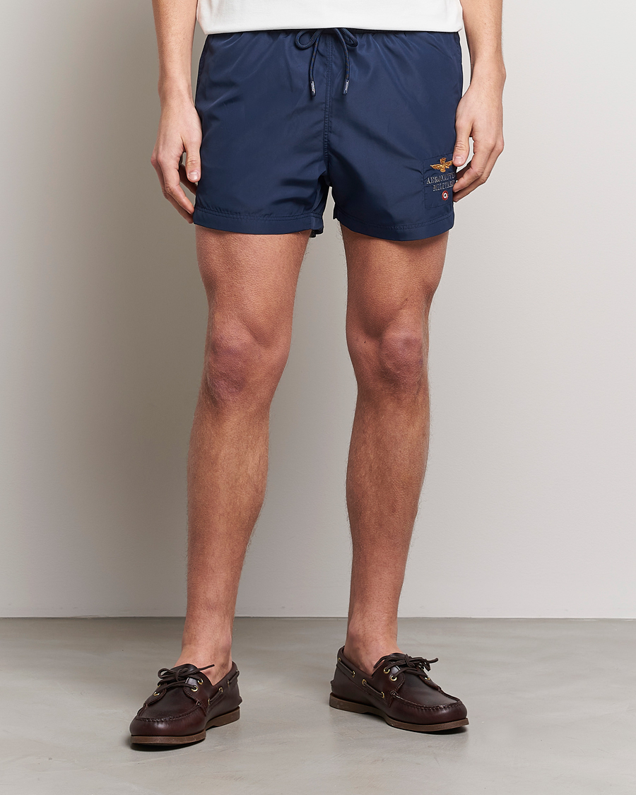Herre | Badeshorts | Aeronautica Militare | Costume Swim Shorts Navy