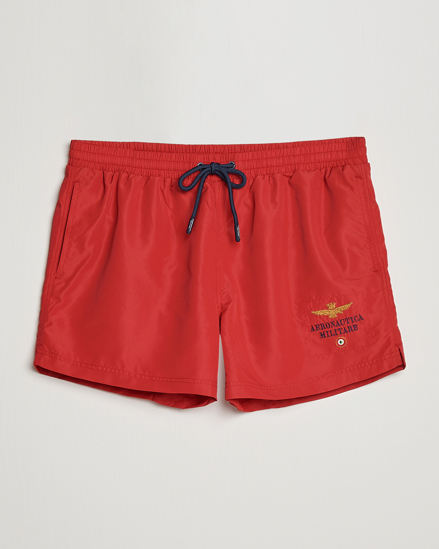 Herre | Badeshorts | Aeronautica Militare | Costume Swim Shorts Red